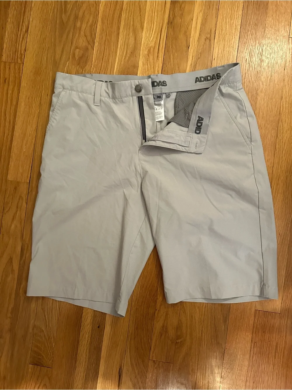Adidas Ultimate365 Golf Shorts Gray/Tan | Men’s Performance Stretch